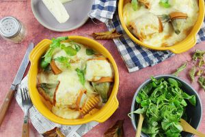 Recette Gratin de Jeunes Pousses d'Endives au Reblochon