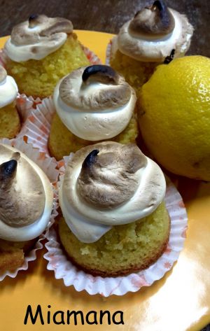 Recette Cupcakes façon tarte au citron meringuée