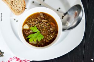 Recette Hdess Soupe de lentilles