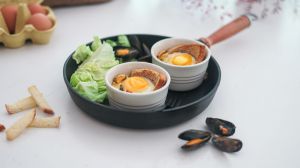 Recette Oeuf Cocotte aux Moules de Bouchot