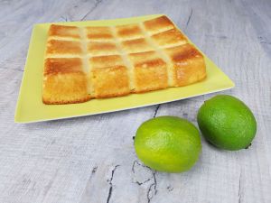Recette Gâteau moelleux au citron vert et coco
