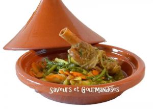 Recette Tajine de souris d’agneau au citron confit et légumes
