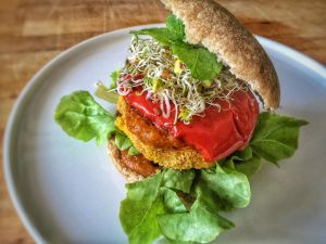 Recette Burger de seitan on fire !