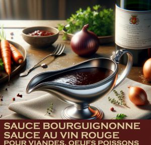 Recette Sauce bourguignonne traditionnelle (pour viandes, oeufs, poissons)