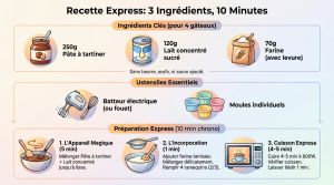 Recette Gâteau micro-ondes 3 ingrédients : hyper moelleux