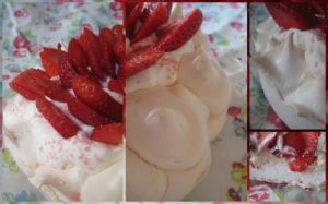 Recette Pavlova aux fraises