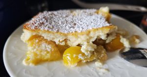 Recette Clafoutis aux mirabelles et limoncello (sans gluten , low carb)