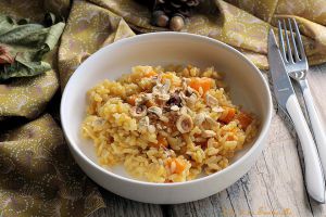 Recette Risotto de potimarron & noisettes