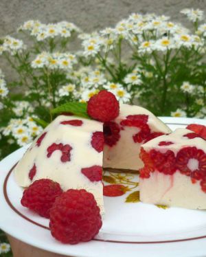 Recette Panna cotta aux framboises