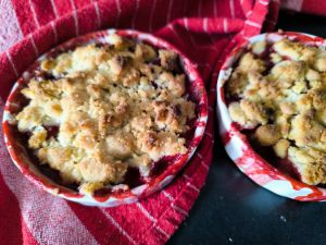 Recette Crumbles individuels aux fruits rouges