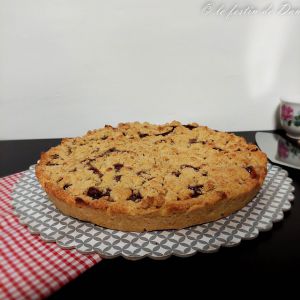 Recette Sbriciolata à la Framboise et au Chocolat Blanc