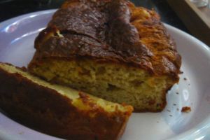 Recette Cake à la poire et au roquefort