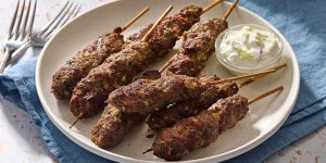 Recette Air Fryer Beef Kofta Kebabs