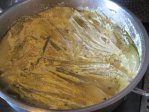 Recette Curry de fenouil aux crevettes