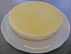 Recette Cheesecake au citron *