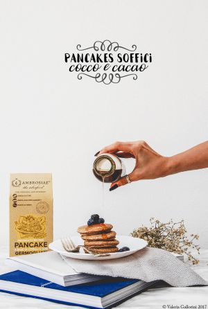 Recette Pancakes soffici al cocco e cacao ( vegan )