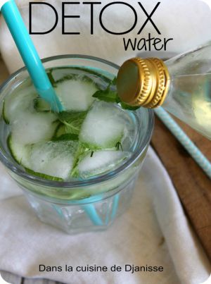 Recette Detox water : concombre/menthe – #Vegan