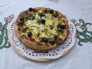 Recette Quiche aux brocolis pommes de terre et poulet