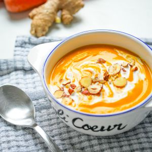 Recette Velouté de carottes au lait de coco