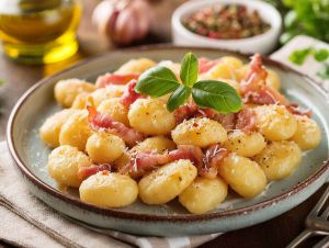 Recette Gnocchis à la carbonara : le mariage parfait entre tradition italienne et gourmandise