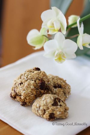 Recette Biscuits croquants aux flocons d’avoine et raisins secs #vegan