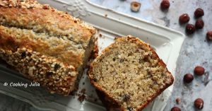 Recette Cake au chocolat blanc et aux noisettes