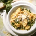 Recette Tortellinis aux haricots blancs et au bacon