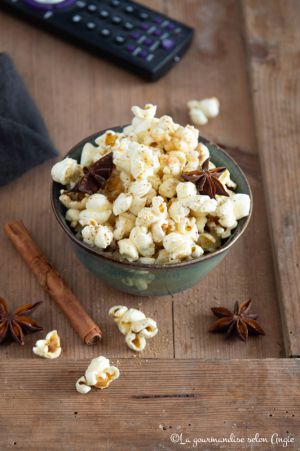 Recette Pop corn aux épices chaï #vegan #glutenfree