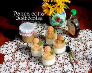 Recette Panna cotta québécoise - beurre de pommes