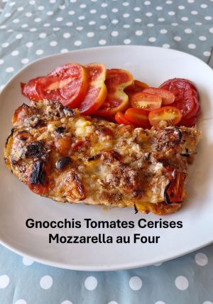 Recette Gnocchis Tomates Cerises Mozzarella au Four