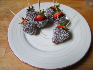 Recette Fraises coco - recette de fraises