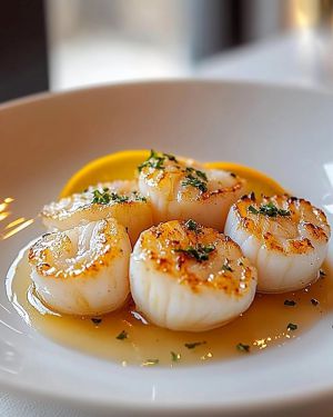 Recette Coquilles Saint-Jacques Citronnées : Recette Facile et Rapide