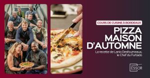Recette Pizza maison d’Automne Potimarron, Bleu & Noix par Lanio Desfourneaux