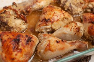 Recette Cuisses de poulet sans huile sans friture marinées et rôties au four