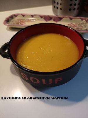 Recette Soupe  de potiron, fenouil, poireaux