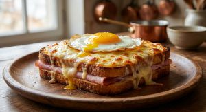 Recette Du Croque-Madame : savoureux mariage de jambon fondant et fromage gratiné