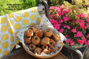 Recette Petits gâteaux au citron et aux graines de pavot