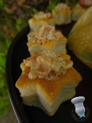 Recette Mini bouchées à la truite fumée