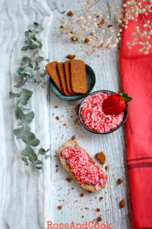 Recette Beurre de fraises basilic-speculos {recette} #vegan #sanslactose #aplv