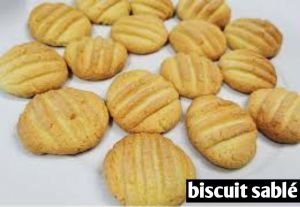 Recette Biscuit sablé