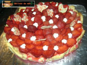 Recette Tarte aux fraises :