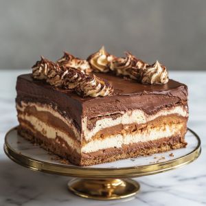 Recette Gâteau Marbré Moelleux