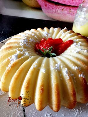 Recette Gâteau/flan au citron et Yaourts grecs