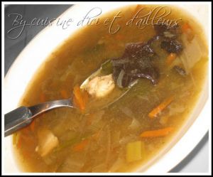 Recette Soupe Chinoise
