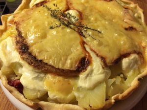 Recette Quiche façon tartiflette