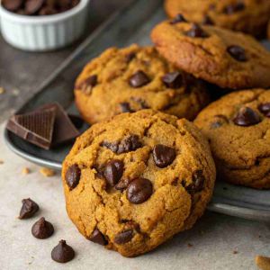 Recette Chewy Pumpkin Chocolate Chip Cookies – Soft Fall Treats