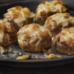 Recette Chapeaux de champignons farcis à l’oignon