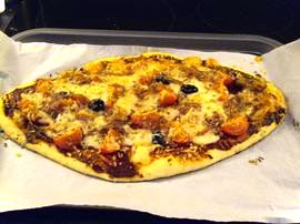 Recette Pizza vegan aux champignons