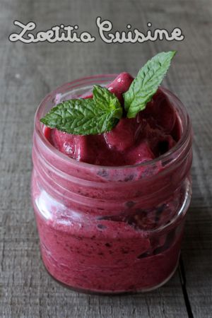 Recette Glace cerise banane {Végane et crue}