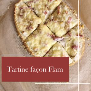 Recette Tartines façon flam : Une recette rapide et savoureuse pour un repas express